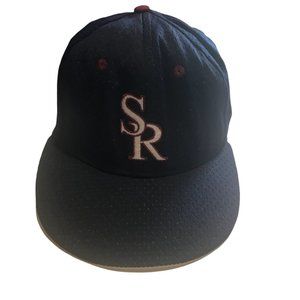 SR Baseball Cap Hat Size 7 1/4‎ California Headwear Los Angeles, USA Navy Blue